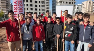 Yeşeren Okullar Projesi ile fidanlar toprakla buluşuyor