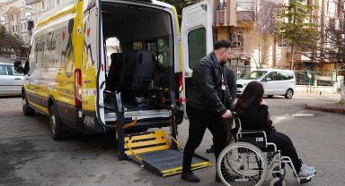 Ankara Keçiören'de engelsiz ulaşım hizmeti