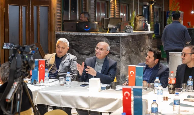 Başkan Er, MİAD yönetimi ve üyeleriyle bir araya geldi