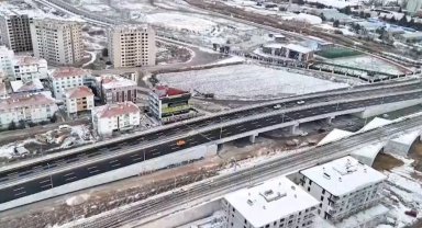 Başkentte trafiği rahatlatacak köprü açıldı