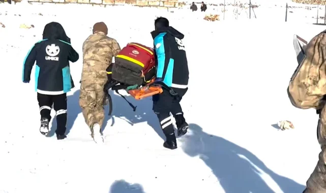 Batman'da rahatsızlanan vatandaşı Jandarma helikopterle ulaştırdı