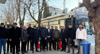 Bilecik'te MHP'lilerden Kızılay'a anlamlı bağış
