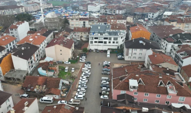 Bursa İnegöl'de Mahmudiye Mahallesi'ne 46 araçlık otopark
