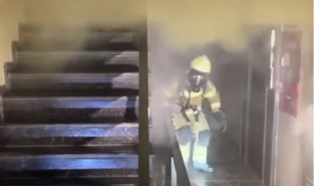 Bursa Nilüfer'de otel yangını korkuttu! 35 kişi tahliye edildi