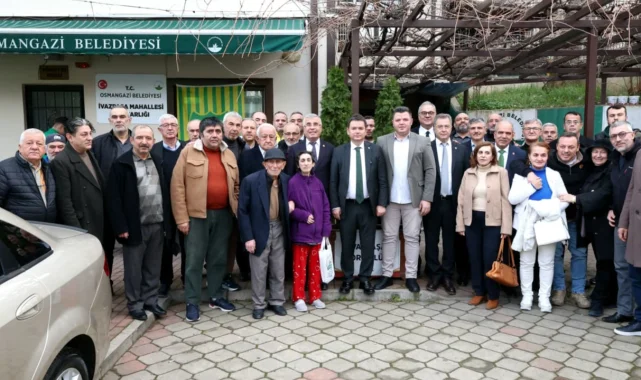 Bursa Osmangazi'de mahalle buluşmalarıyla hizmet sahada