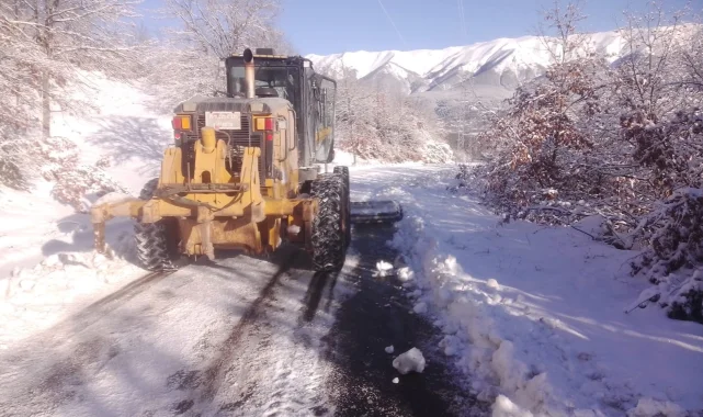 Bursa'da AKOM koordinasyonunda yollar güvende