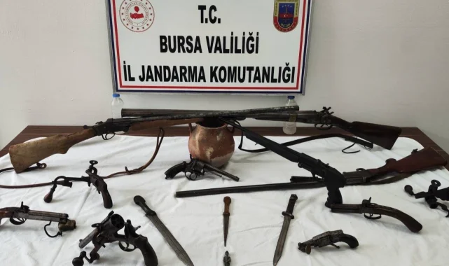Bursa'da "Anadolu Mirası" operasyonu! Çok sayıda tarihi eser ele geçirildi