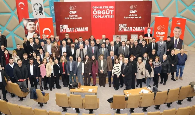 CHP Bursa Nilüfer'de genişletilmiş örgüt toplantısı