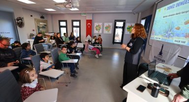 Çocuklar Efes Selçuk'ta denizin gizli dünyasını keşfetti