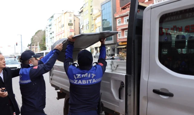 İzmit'te kamu alanı işgallerine sıkı denetim