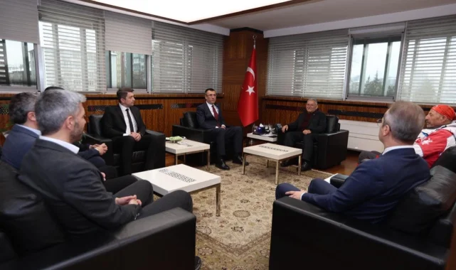 Kayseri Büyükşehir Dağcılık Federasyonu'nu ağırladı