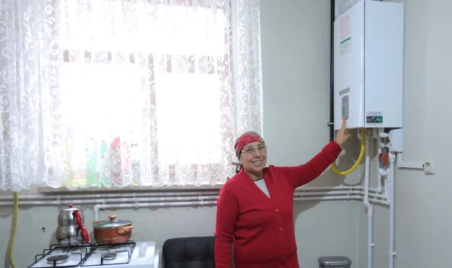 Kayseri Büyükşehir'in 'kombi kampanyası' 4 bin haneyi ısıtıyor