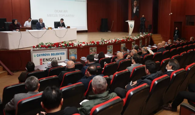 Kocaeli Çayırova'da yeni yılın ilk meclisi gerçekleşti