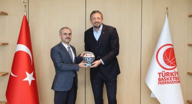 Kocaeli Çayırova'dan Basketbol Federasyonu'na ziyaret