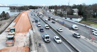Kocaeli'de Başiskele Koridor Projesi'nde ilk bağlantı trafiğe açıldı