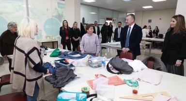 Kocaeli'de Başkan Büyükakın'dan KO-MEK'e ziyaret