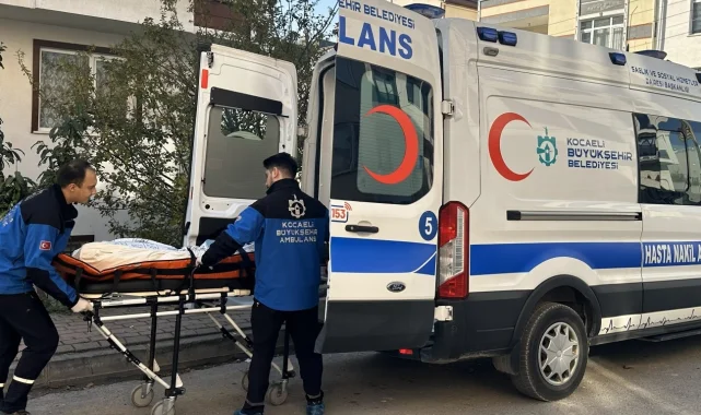 Kocaeli'de 'Hasta Nakil Ambulans'ı bir yılda 46 bin kişiye ulaştı