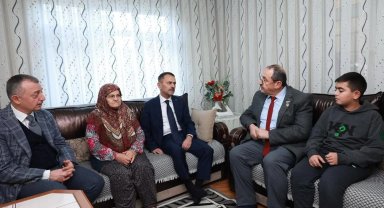Kocaeli'de ilk ziyaret şehit ailelerine yapıldı