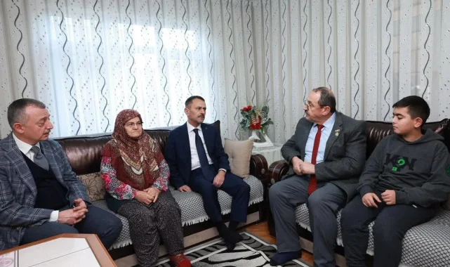 Kocaeli'de ilk ziyaret şehit ailelerine yapıldı