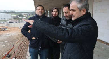 Koceli'de Spor Lisesi'nde inşaat hızla sürüyor
