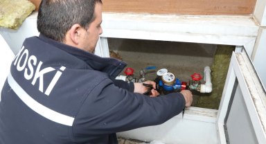 KOSKİ'den su sayaçları için don uyarısı!