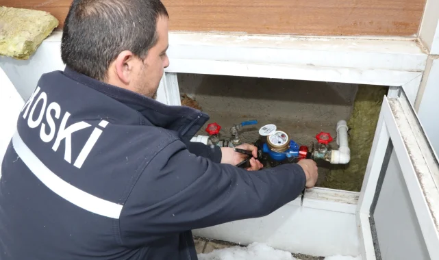 KOSKİ'den su sayaçları için don uyarısı!