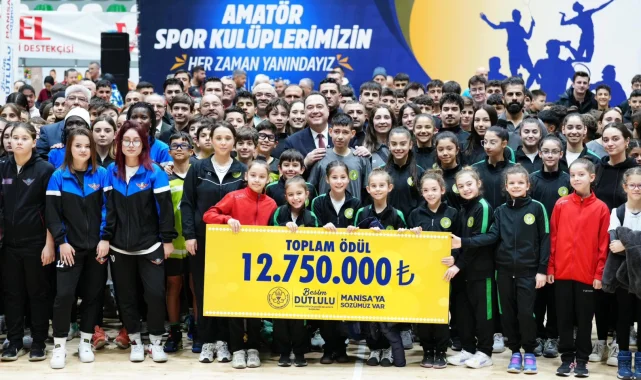 Manisa'dan amatör sporda 123 kulübe maddi destek