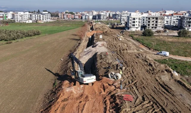 Manisa'nın altyapı projesi Muradiye'de devam ediyor