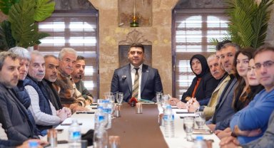 Mardin'de AK Parti İl Başkanı Üncü gazetecilerle buluştu