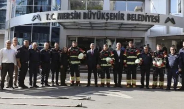 Mersin Büyükşehir İtfaiyesi'nden 2025'te 11 bin 396 müdahale