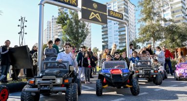 Mersin'de Trafik Park yarıyıl tatilinde çocukların akınına uğradı