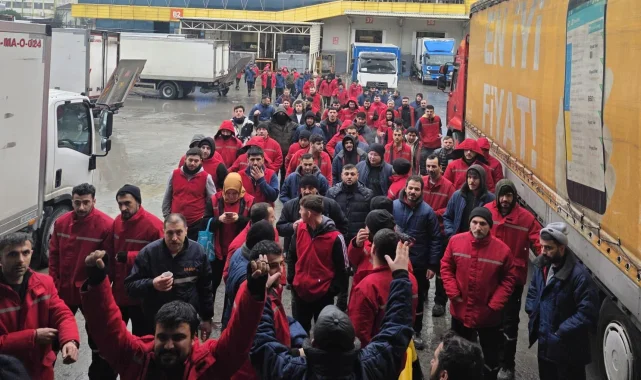 Migros depo işçileri ülke genelinde iş bıraktı!