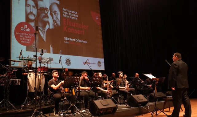 Müzikseverler Sakarya'da 'Efsaneler Konseri'nde buluştu