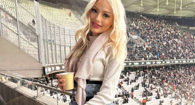 Nevide Çiçek Beşiktaş maçını locadan izledi: Özel Misafir mi?