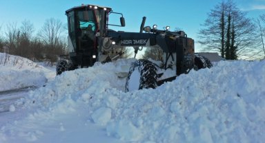 Ordu Büyükşehir kar esaretine izin vermiyor