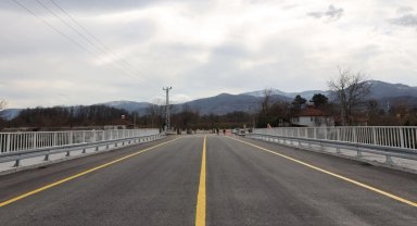 Sakarya Karapürçek Mesudiye Köprüsü yenilenen yüzüyle hizmete başladı
