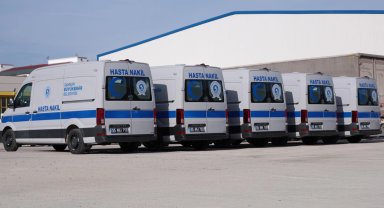 Samsun'da hasta nakil aracı sevinci