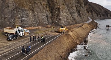 Tekirdağ'da heyelan önlemi