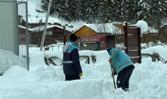 Trabzon Uzungöl Kış Festivali için ekipler seferber oldu