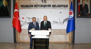 Trabzon Valisi Şahin'den Büyükşehir'e ziyaret