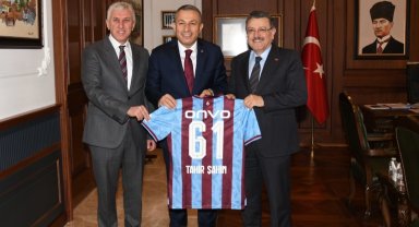 Trabzon'da Başkan Genç Vali Şahin'i ziyaret etti