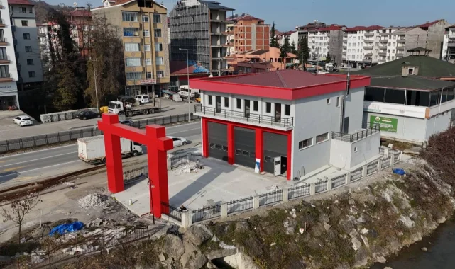 Trabzon'da iki yeni itfaiye binaları tamamlandı