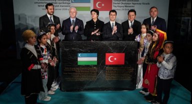 Türkiye'deki Özbekistan Devlet Okulu'nun yapımına yönelik 'Taş Koyuş' merasimi düzenlendi