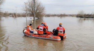 AFAD'dan Edirne raporu... Taşkınlara 539 personelle müdahale