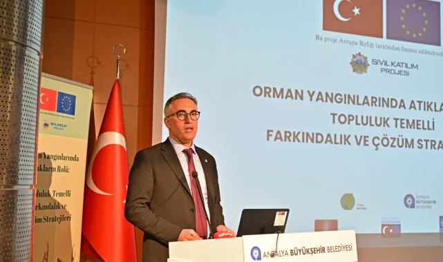 Antalya'da orman yangınlarına karşı atık farkındalığı