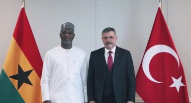 Bakan Çiftçi, Ganalı mevkidaşını ağırladı