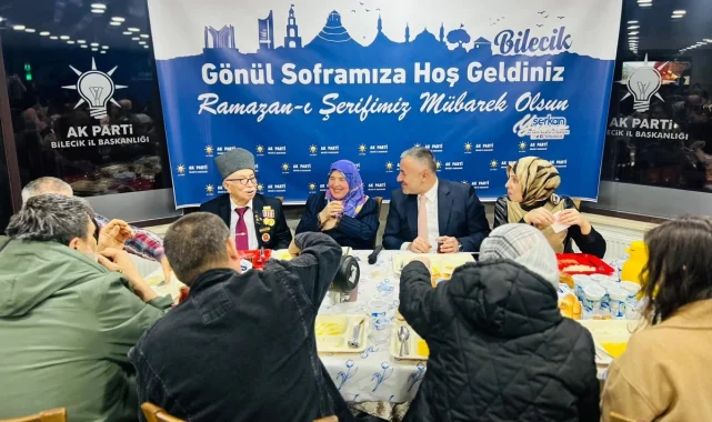 Bilecik'te şehit aileleri ve gaziler aynı sofrada buluştu