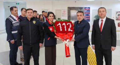 Bilecik'te Vali Sözer'den 112 personeline ziyaret