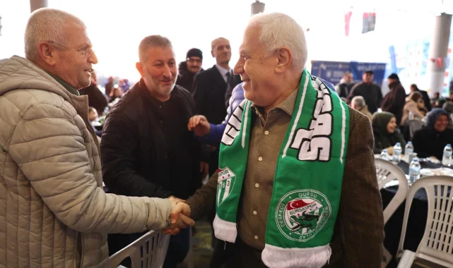 Bursa 'bereket sofrası'nı Gürsu'da kurdu