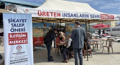 Denizli Büyükşehir pazaryerlerinde halkın nabzını tutuyor